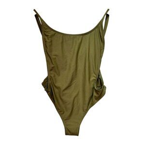 Sunny Co Clothing One Piece Swimsuit Womens Medium Sleeveless Open Back Beach